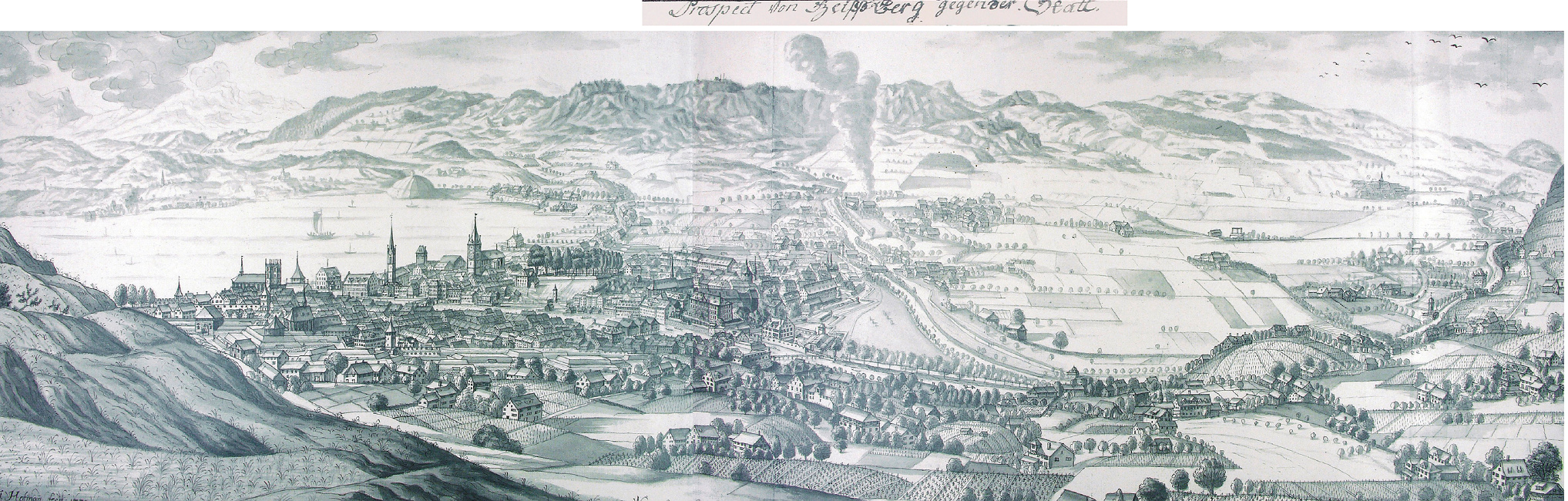 Ansichten der Stadt Zürich und der Orte am Zürichsee 1771-1772