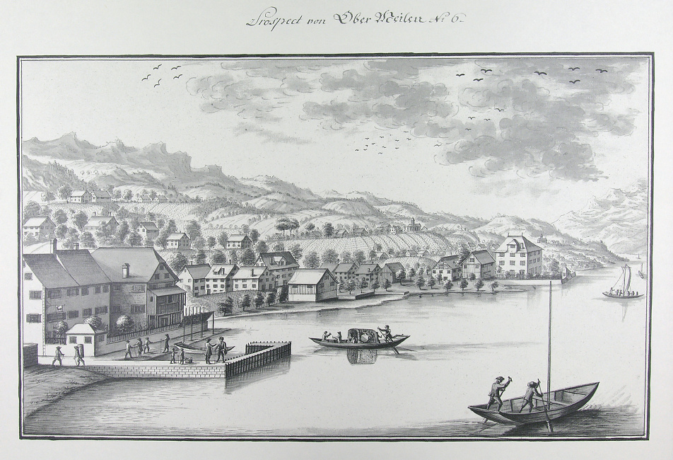 Ansichten der Stadt Zürich und der Orte am Zürichsee 1771-1772