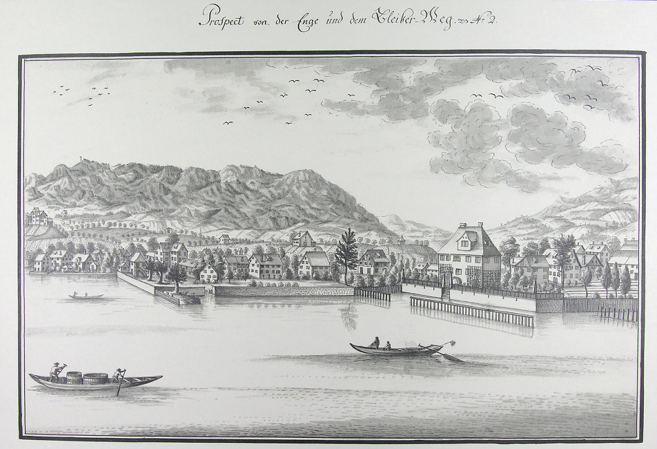 Ansichten der Stadt Zürich und der Orte am Zürichsee 1771-1772