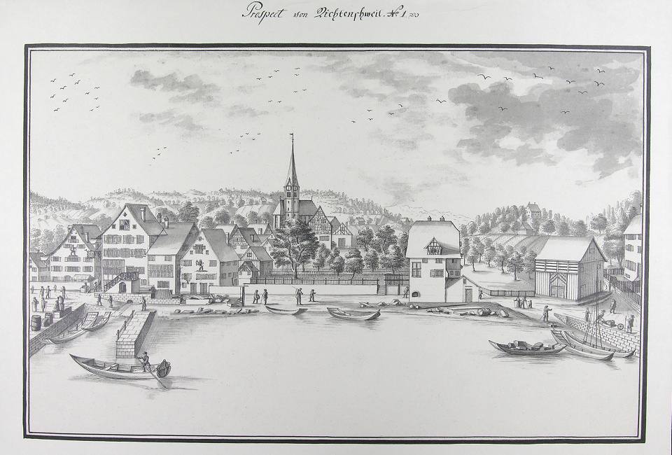 Ansichten der Stadt Zürich und der Orte am Zürichsee 1771-1772