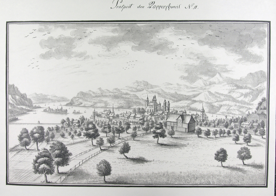 Ansichten der Stadt Zürich und der Orte am Zürichsee 1771-1772