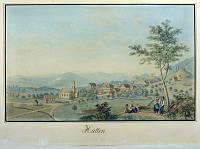 Blick vom Langmoos aus 1856<br>           Keller